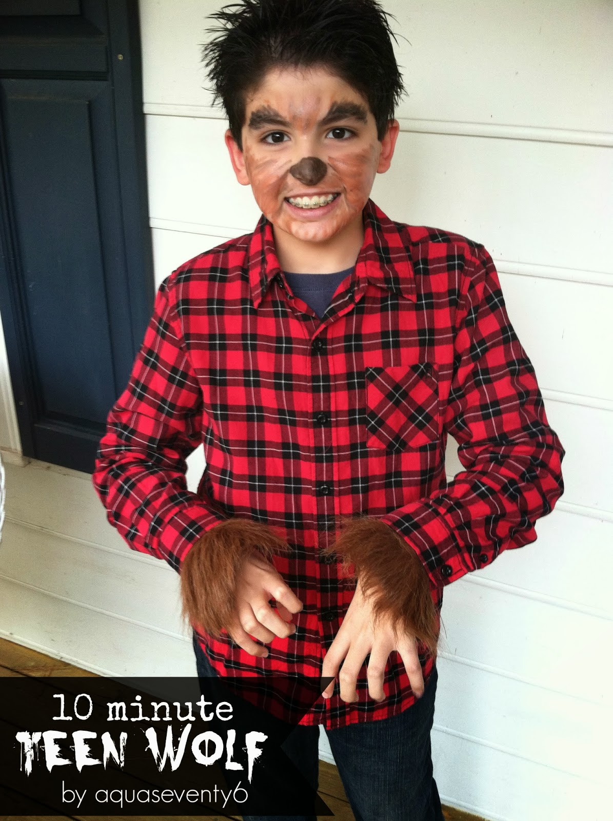 Aqua Seventy6: Ten Minute Teen Wolf {DIY Halloween Costume}