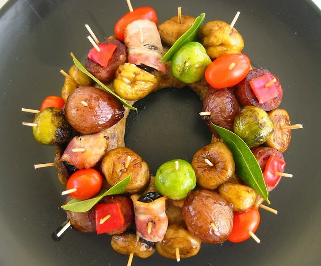 Γιορτινές διακοσμήσεις γευμάτων - κατασκευές