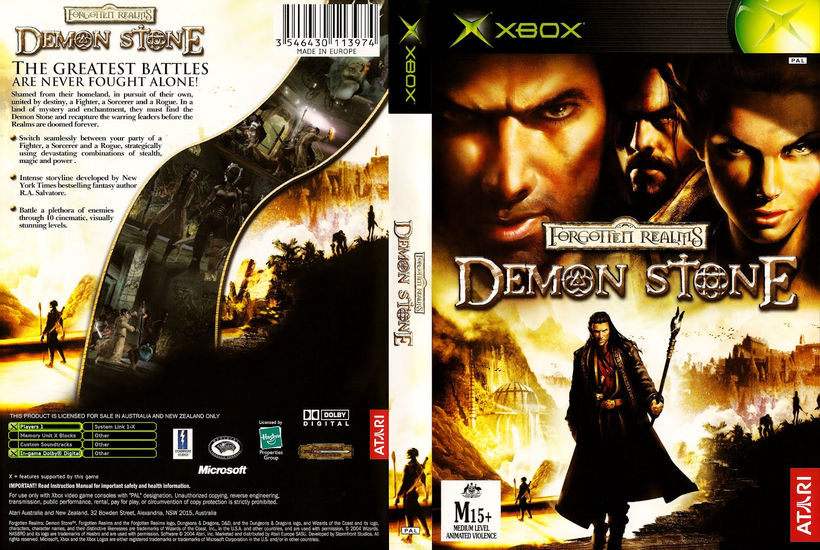 Xbox Game Review Demon Stone xbox m0dz