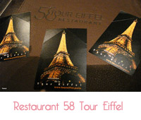 restaurant 58 Tour eiffel