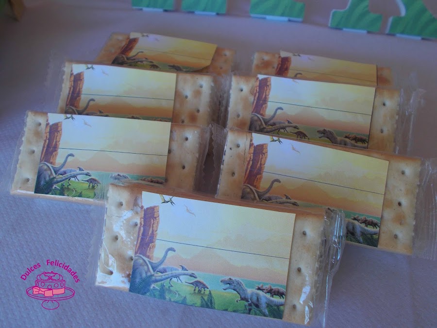 Mesa dulce dinosaurios