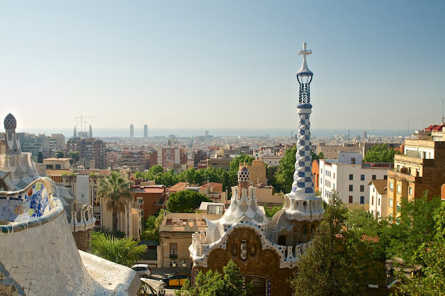 Barcelona, Spanyol,Eropa,Wisata,Travelling, Park Guell, Antoni Gaudi