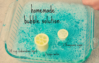 The Original Tupelo Honey: Homemade Bubbles Recipe