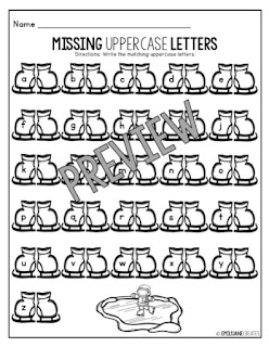 Emily Jane Creates: JANUARY NO PREP KINDERGARTEN PACKET-OVER 100 PAGES!