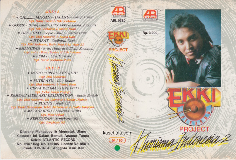 Rock Indonesia: Ekki Soekarno Project - Kharisma Indonesia 2 (1989)