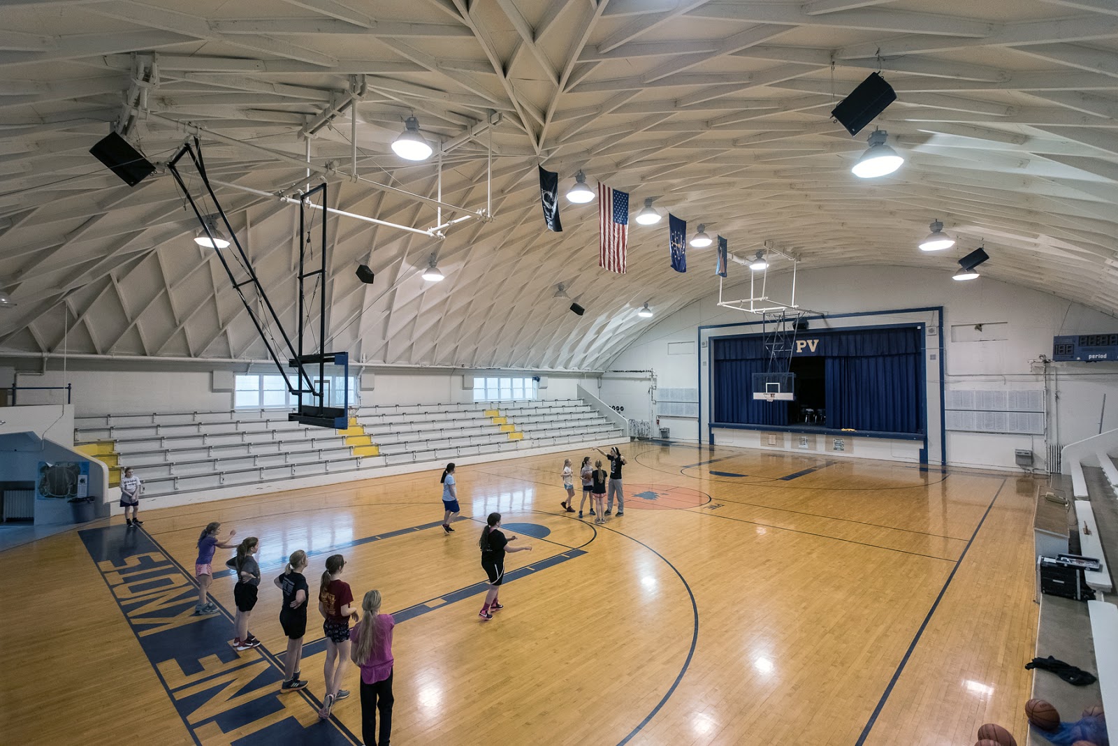 Hoosier Hardwood pine village