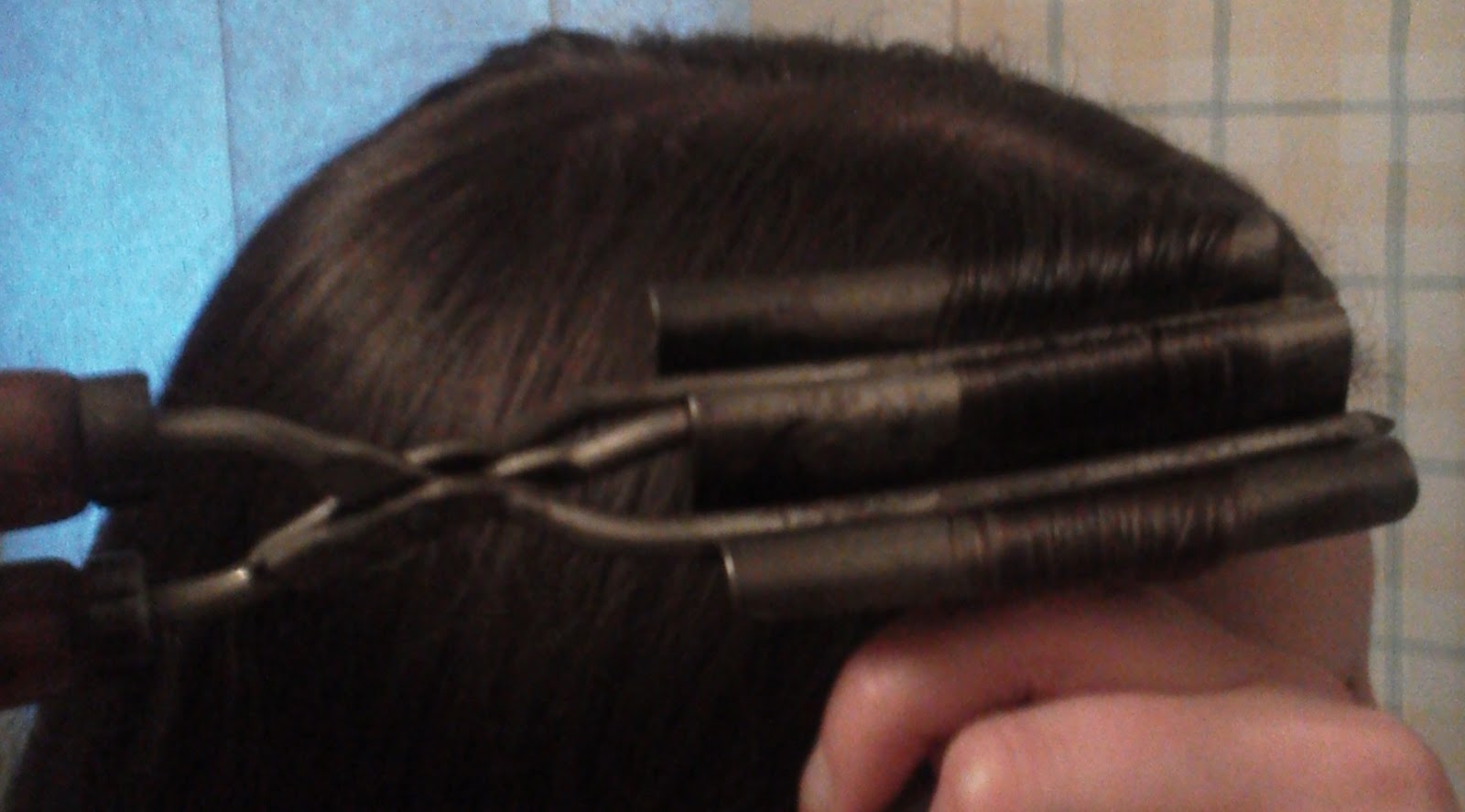 Emily's Vintage Visions Great Hair Fridays Crimping Tool Experiment