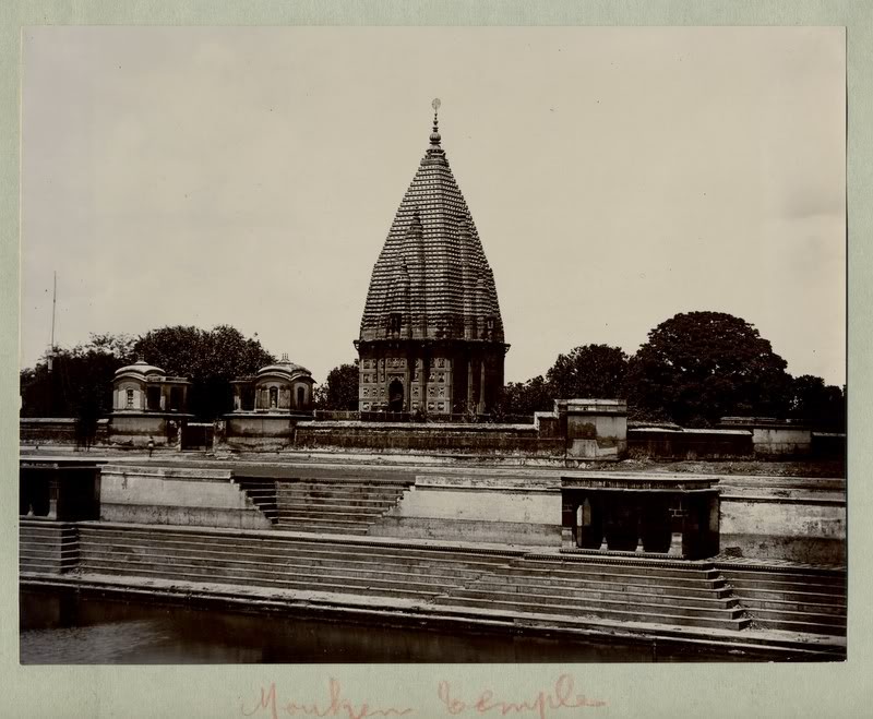 Temple of Ramnagar near Varanasi (Benares) - 1890's