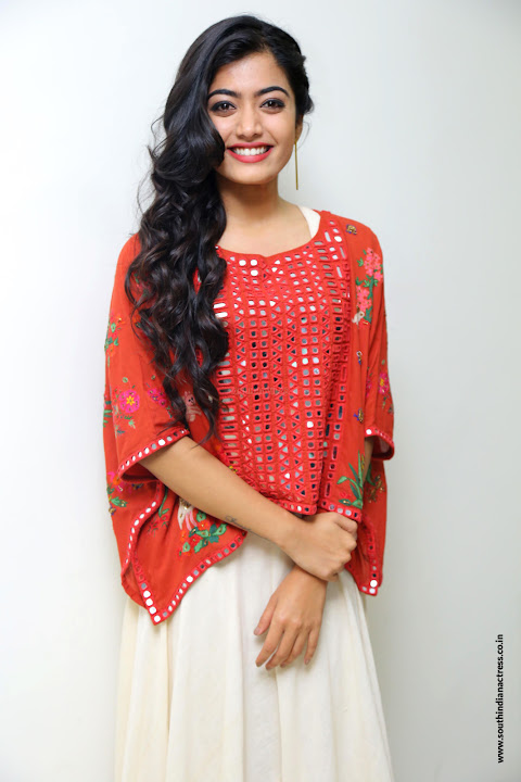 Rashmika Mandanna at Chalo teaser launch