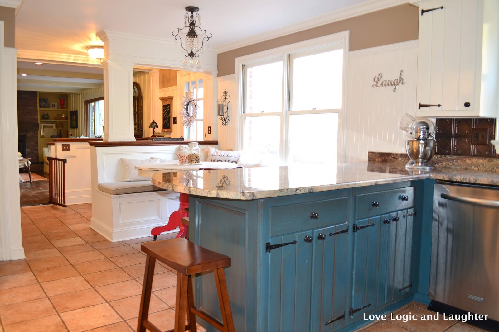 Repurposing and Building A Kitchen Table - DIY Square Pedestal Table