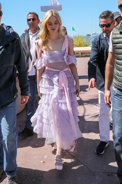 Elle Fanning - Interview on the Croisette in Cannes 2019 - imagedesi.com
