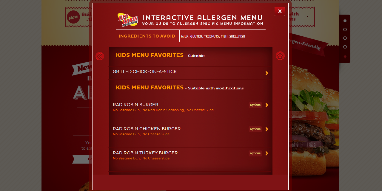 Celebrating National Allergy Awareness Month With Red Robin's