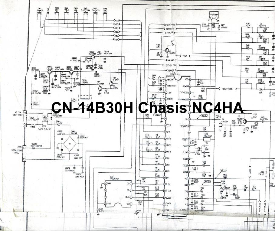 CN-14B30H Diagrama LG NC4HA | Reparación Técnica