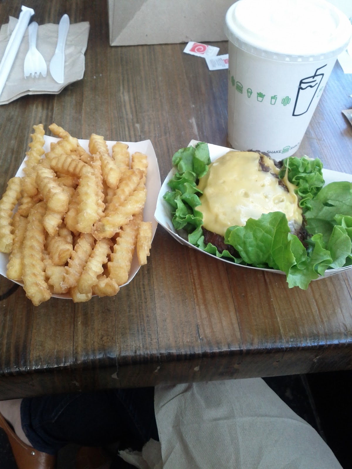 The Gluten Bigot: Gluten Free Hangover Food Shake Shack The Gluten Bigot: Gluten Free Hangover Food Shake Shack