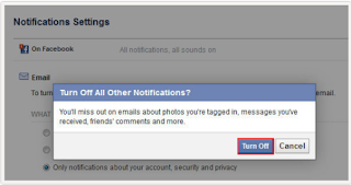 Turn Off Email Notifications On Facebook - Step By Step