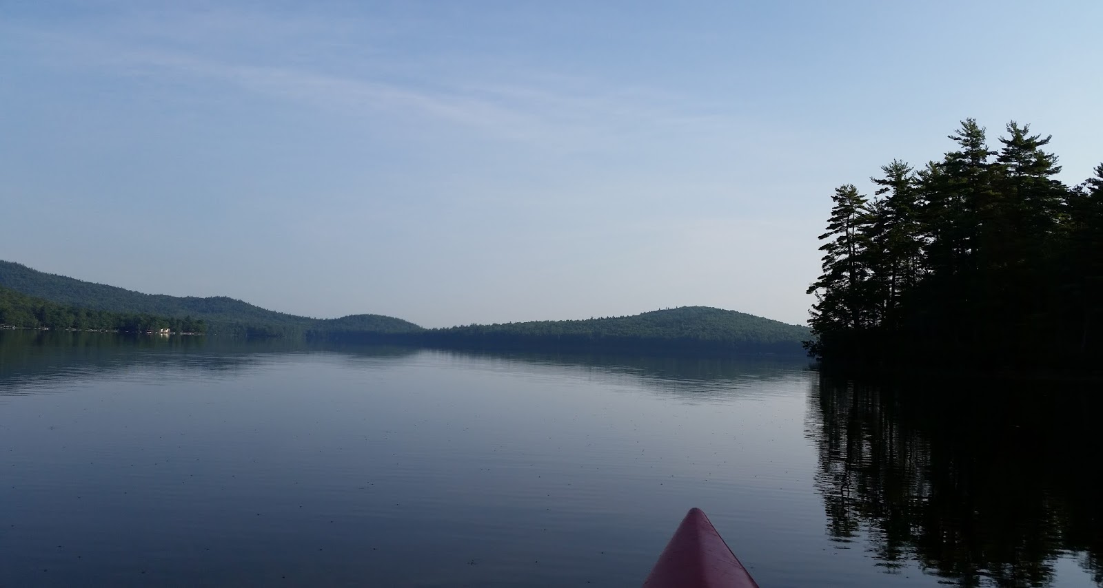 Recreational Kayaking in Maine Peabody Pond, Sebago/Bridgton, Maine