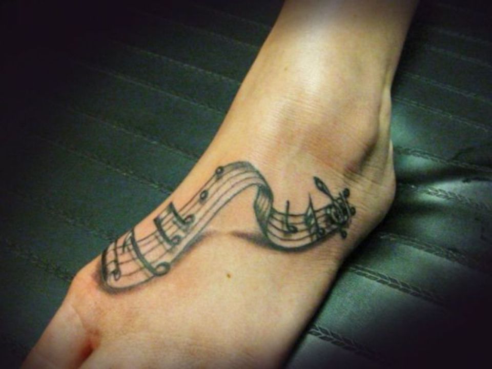 17 mejores ideas sobre Tatuajes De Notas Musicales en Pinterest  - Tatuajes Notas Musicales