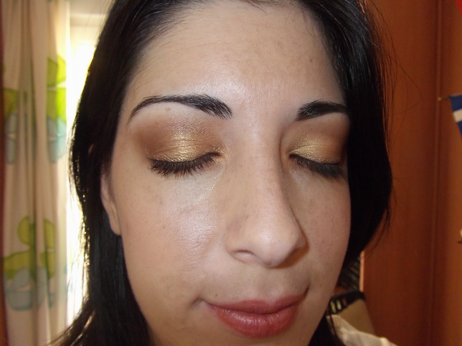 Silvilla87: Look oto\u00f1o: dorado y marr\u00f3n