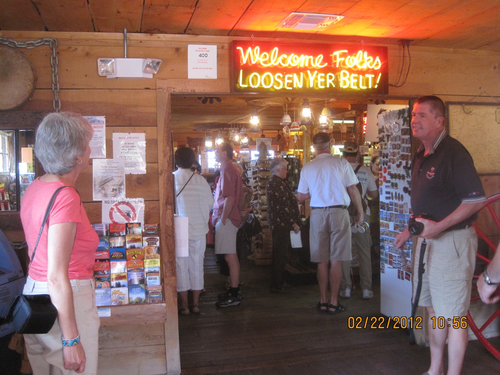 Levesque's Adventures February 22, Mining Camp Restaurant