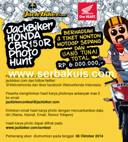 Kontes Jackbiker Honda CBR150R Photo Hunt