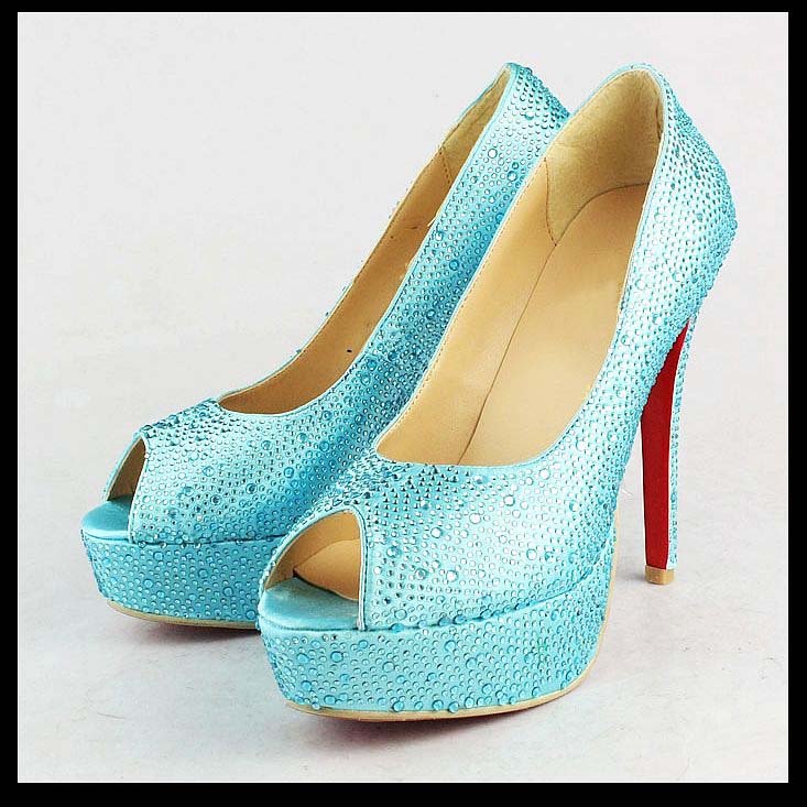 Blue High Shoes 34