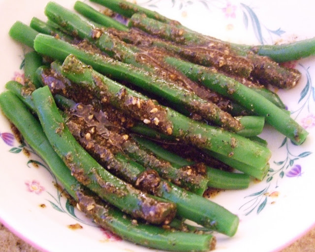 Where the Veggies Are Green Beans with Toasted Sesame Seeds