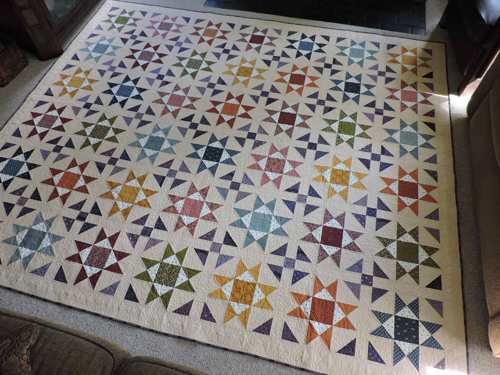 Cotton Cellar Ohio Star Quilt Final