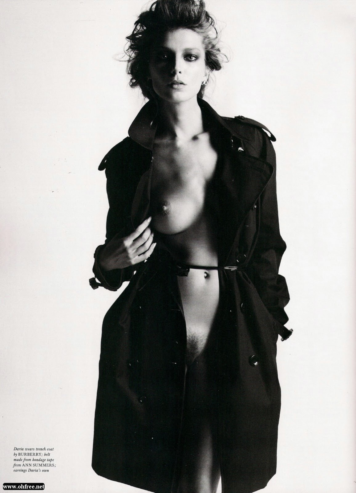 love daria werbowy nude 03 Hollywood Star Nude For Love Magazine.