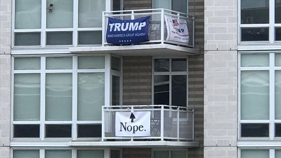 mm Political rivalry between neighbors in Washington attracts the intervention of their building management