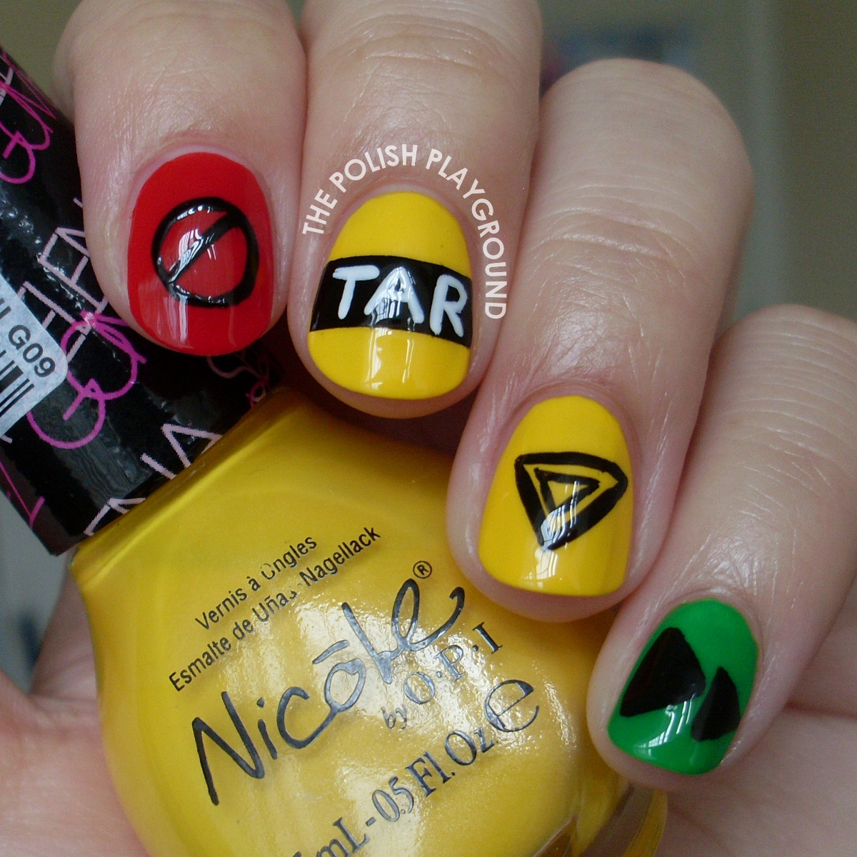 The Amazing Race Inspired Nail Art