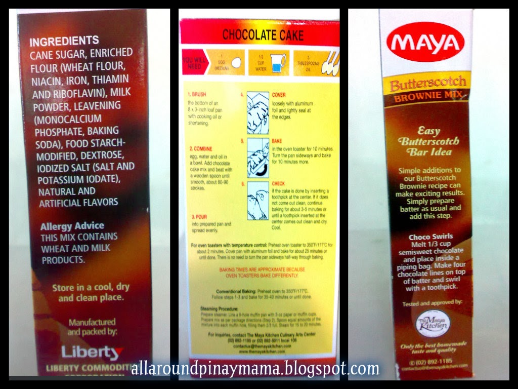 Chocolate Surprise Cake Using Maya Oven Toaster Cake Mix (Chocolate