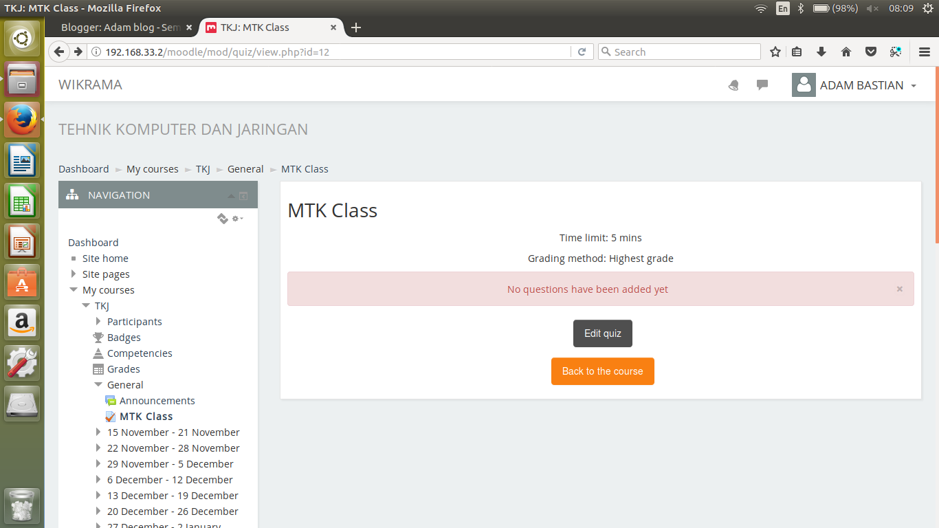 Tutorial Membuat Soal Di Moodle Versi 3 3 Adam Blog