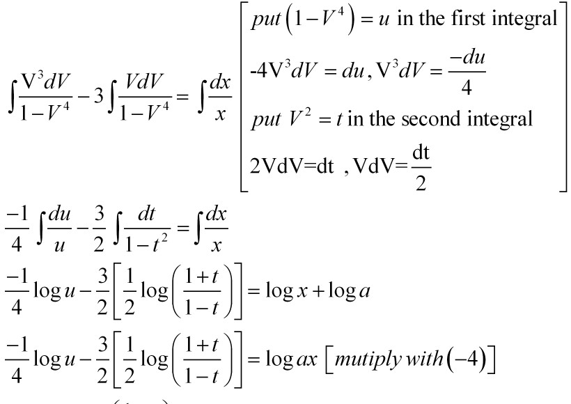 define homogeneous differential equations