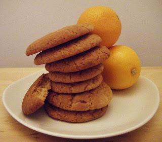 Orange Gingernut Biscuits
