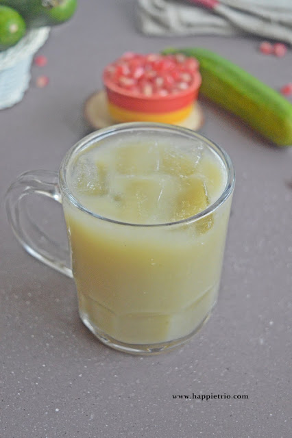 Cucumber Pomegranate juice Recipe | Velarikkai Madhulai Juice