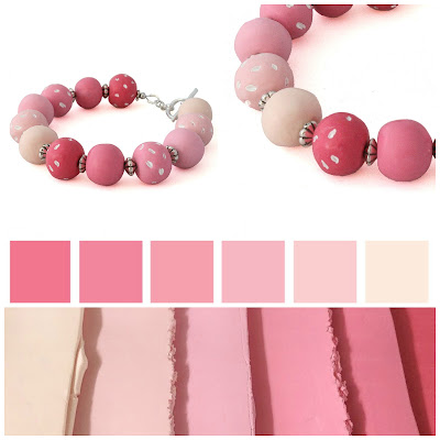 Colour Mixing Pink Hues at Lottie Of London Jewellery