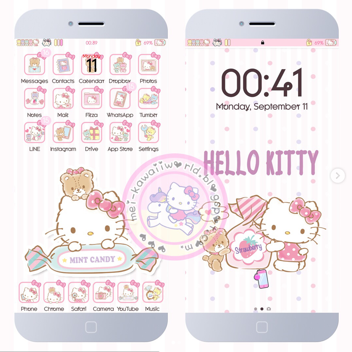 Kawaii World Free Hello Kitty Theme