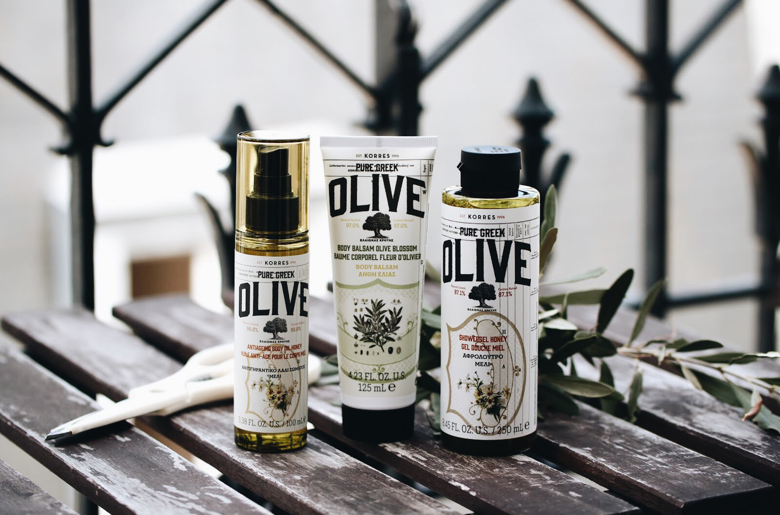 korres gamme à l'olive