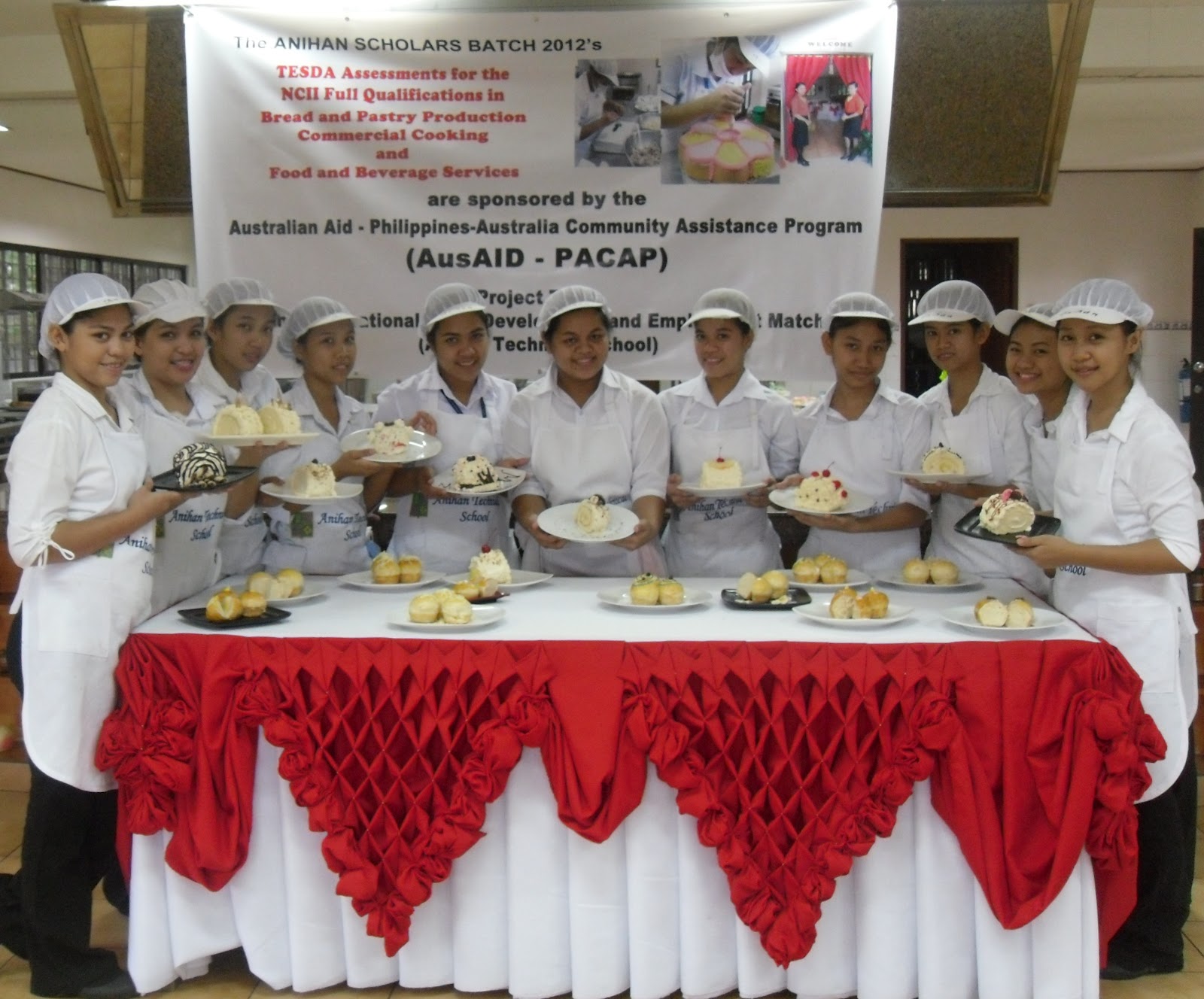 ANIHAN CULINARY SCHOLARSHIP Anihan's 2012 Graduating Class Achieves