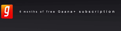 Gaana+ 6 months free subscription