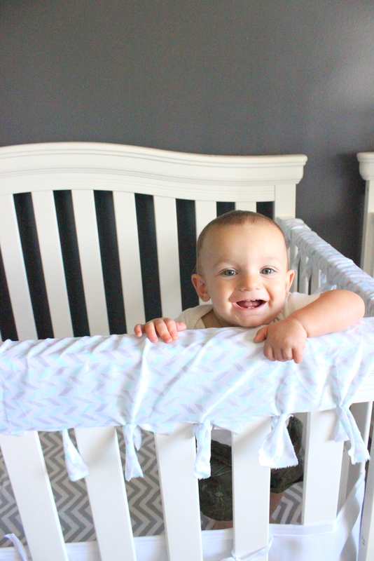 Married to Davis DIY NoSew Crib Rail Cover