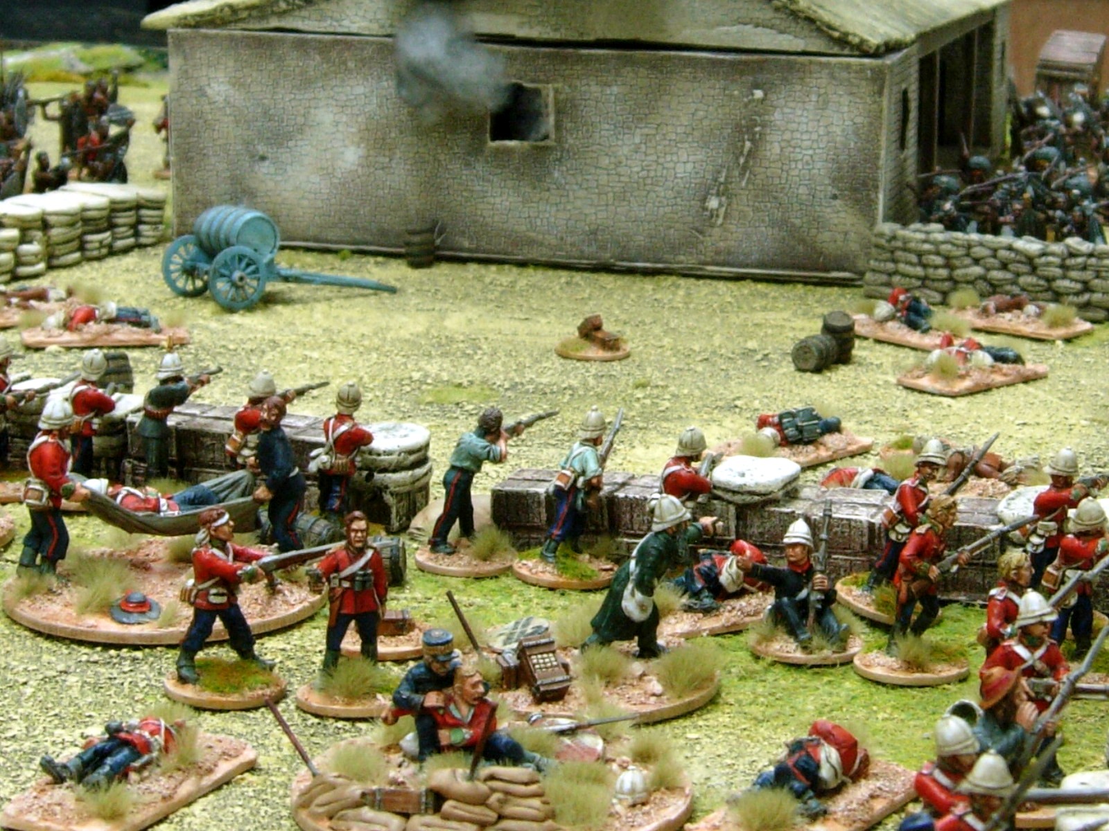 Wargaming with Silver Whistle Rorke's Drift part 4 THE FIGHT FOR THE