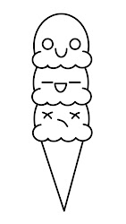 kawaii ice draw cream icecream unknown posted am