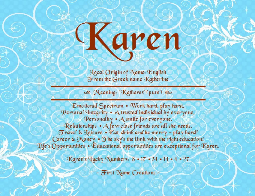 AWESOME MY NAME KAREN SUE Pinterest awesome-my-name-karen-sue-pinterest