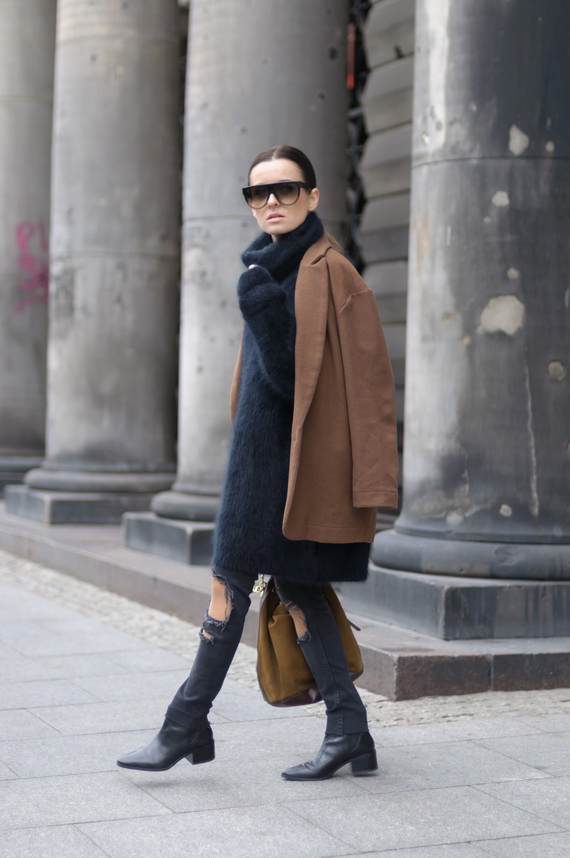 Style On: Street style: Brązowy płaszcz BRUNOSZKA