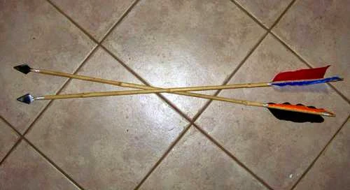 "Como hacer flechas con bambú13"