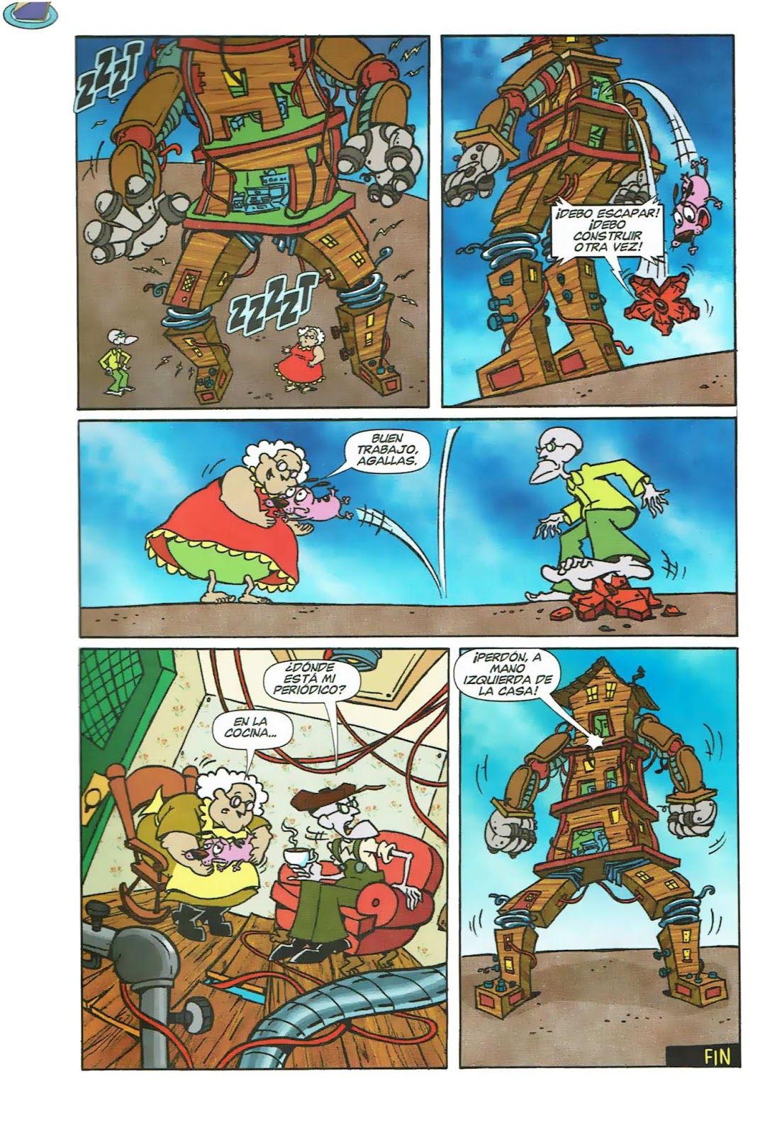 Donde Ver Agallas El Perro Cobarde PERROS Y GATOS FAMOSOS: AGALLAS (CORAJE), EL PERRO COBARDE COMIC