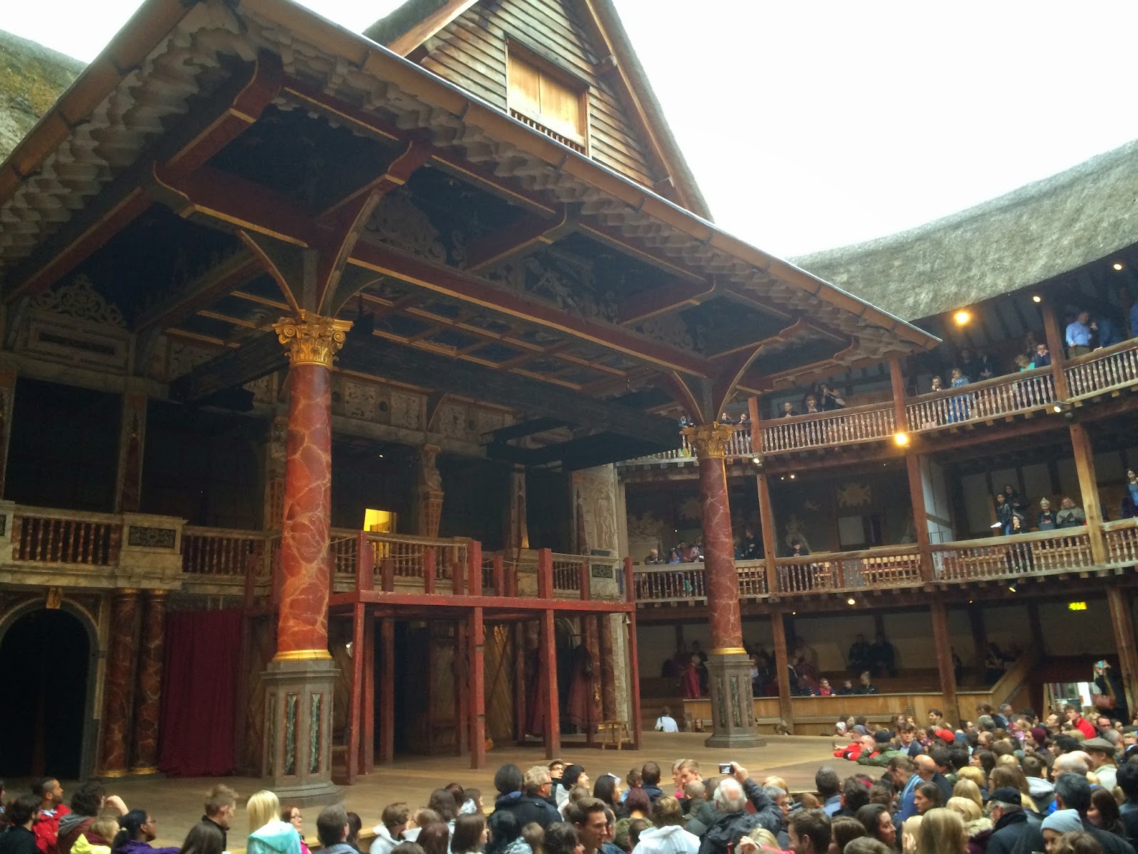 Bingeing On Books Shakespeare Globe Theatre in London!