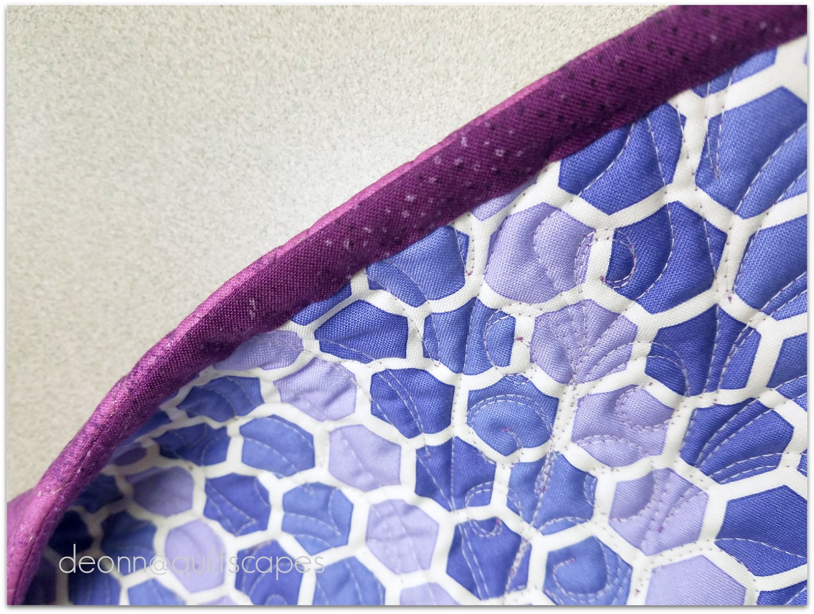 .Quiltscapes. Invisible Binding Tutorial