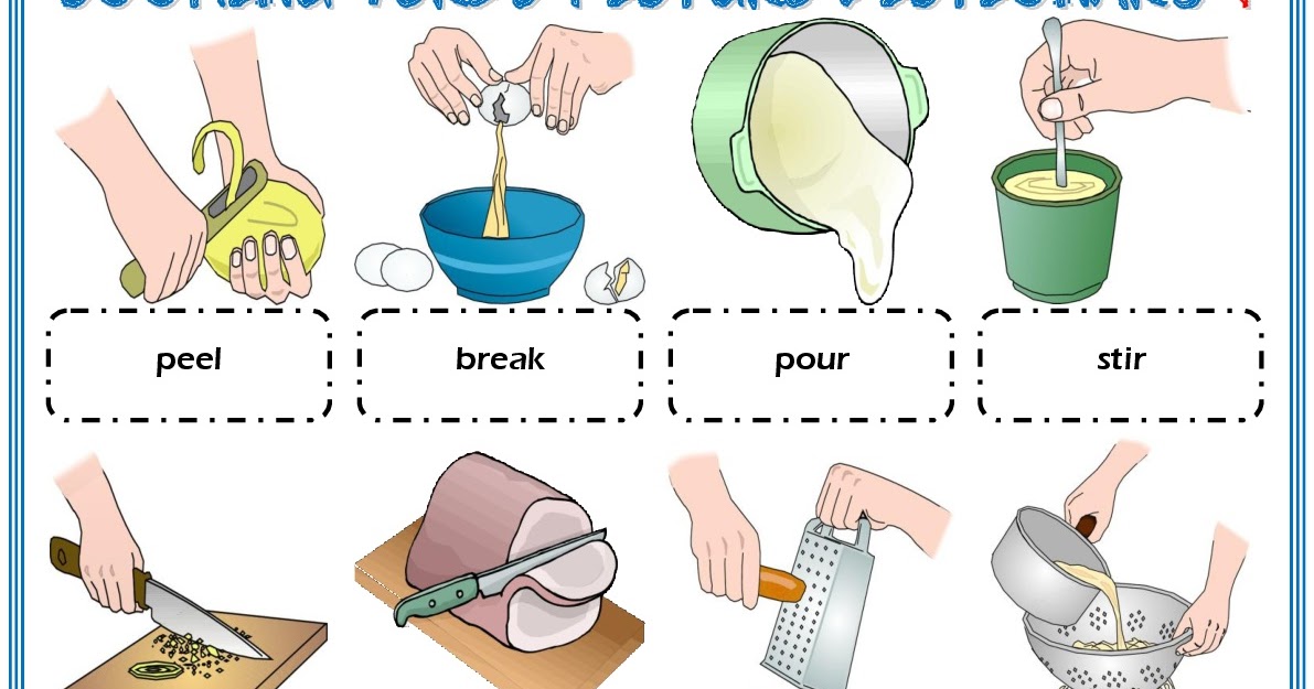 . Cooking verbs